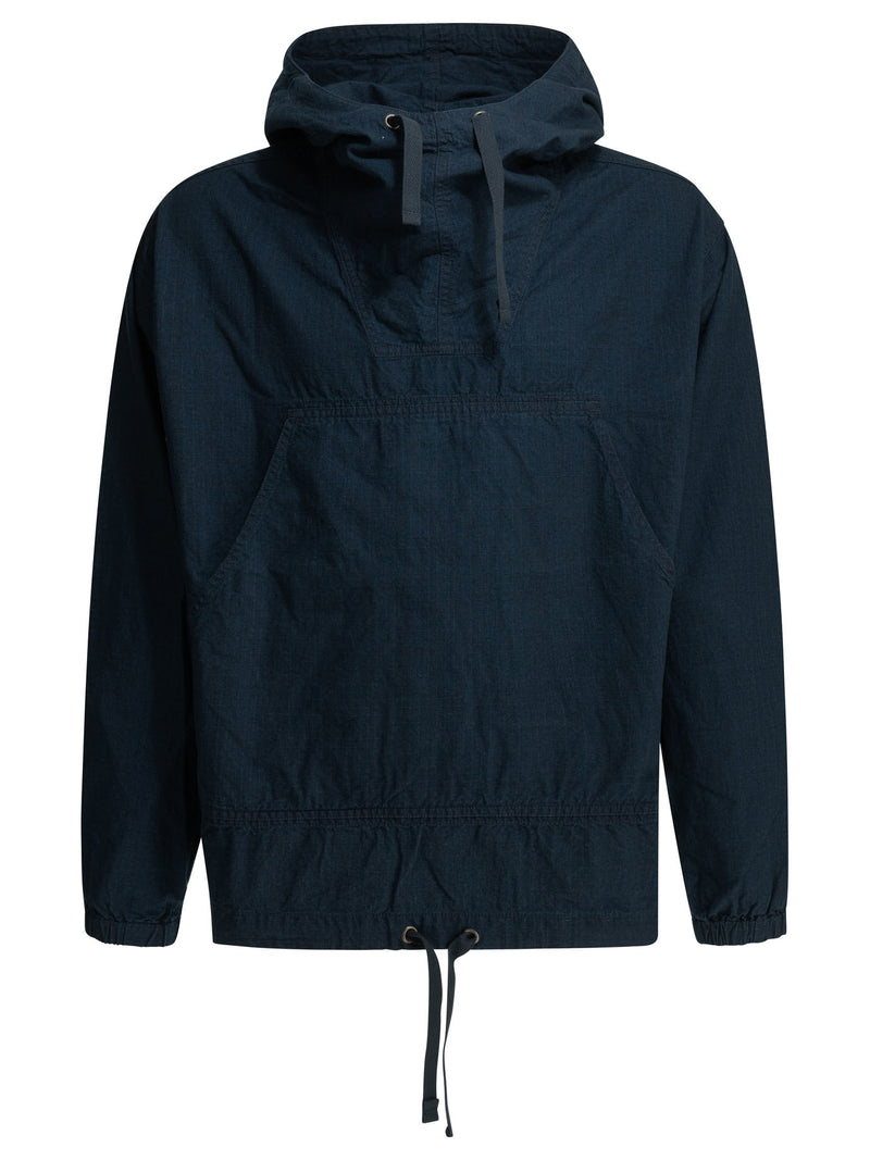 Beams Plus Beams Plus Mil Smock Ripstop Jacket Blue - World Class Fashion