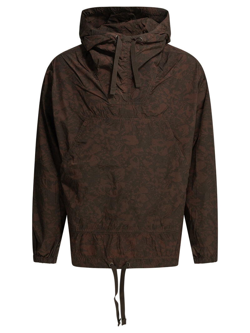 Beams Plus Beams Plus Mil Smock Lightweight Jacket Brown - World Class Fashion
