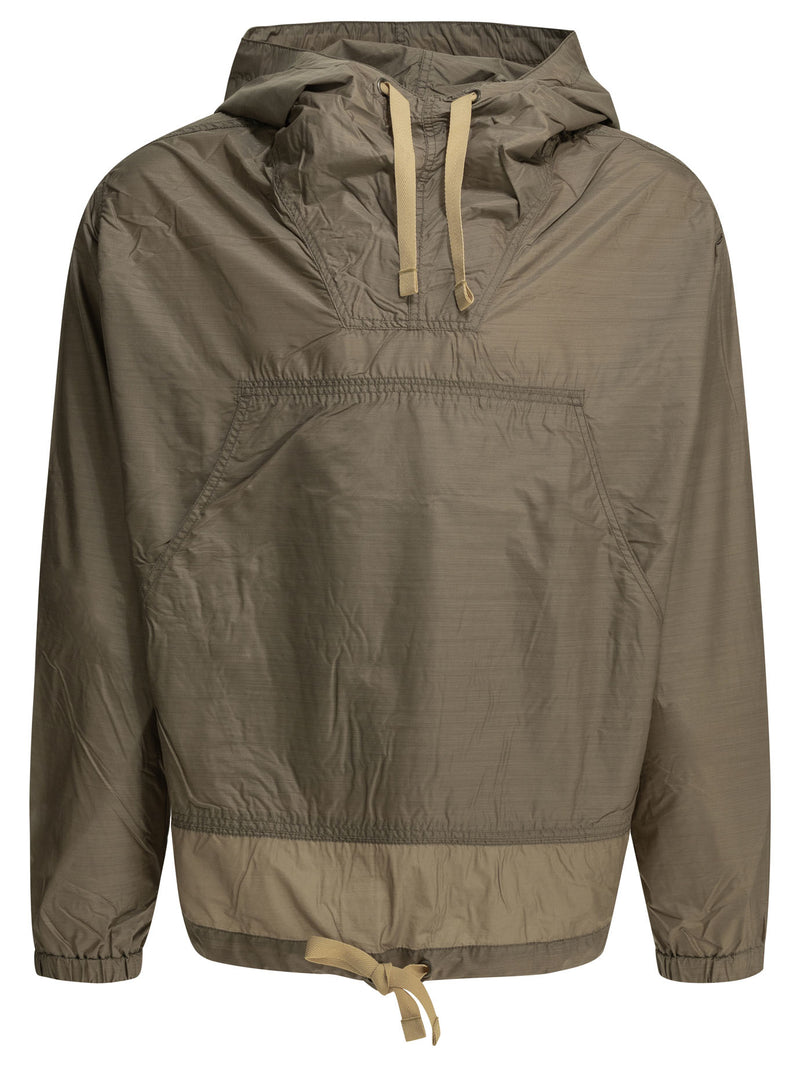 Beams Plus Beams Plus Mil Smock Lightweight Jacket Beige - World Class Fashion