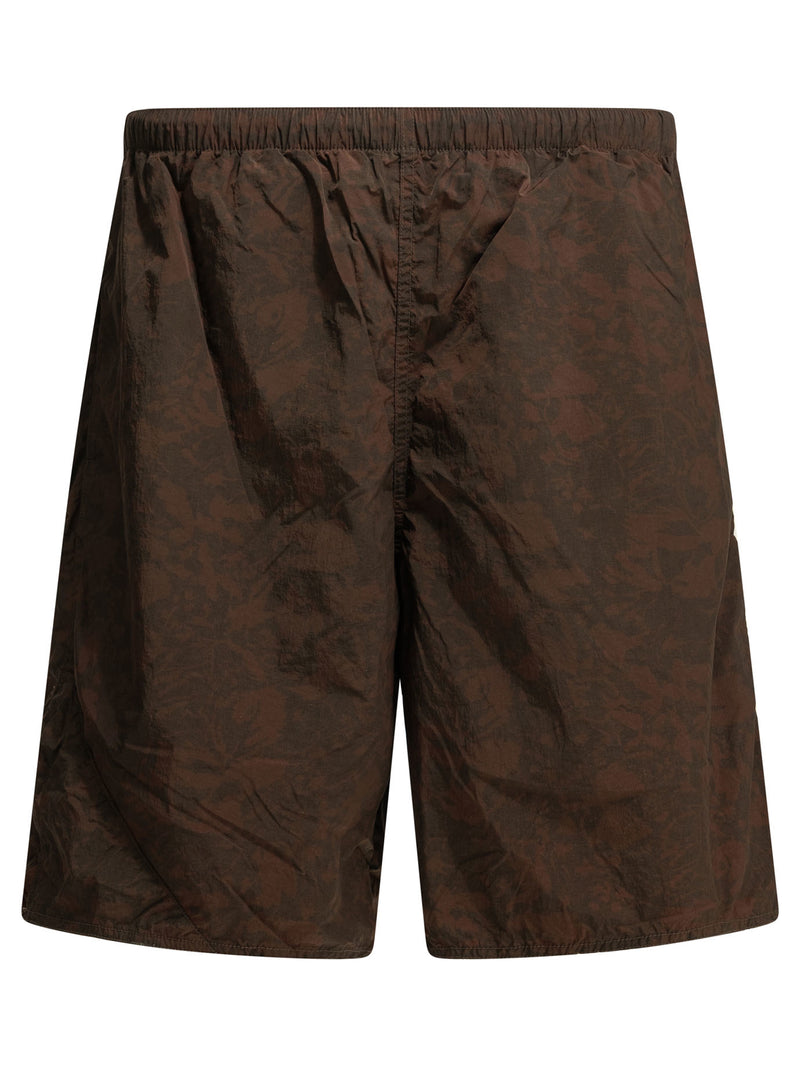 Beams Plus Beams Plus Mil Athletic Tracksuit Shorts Brown - World Class Fashion