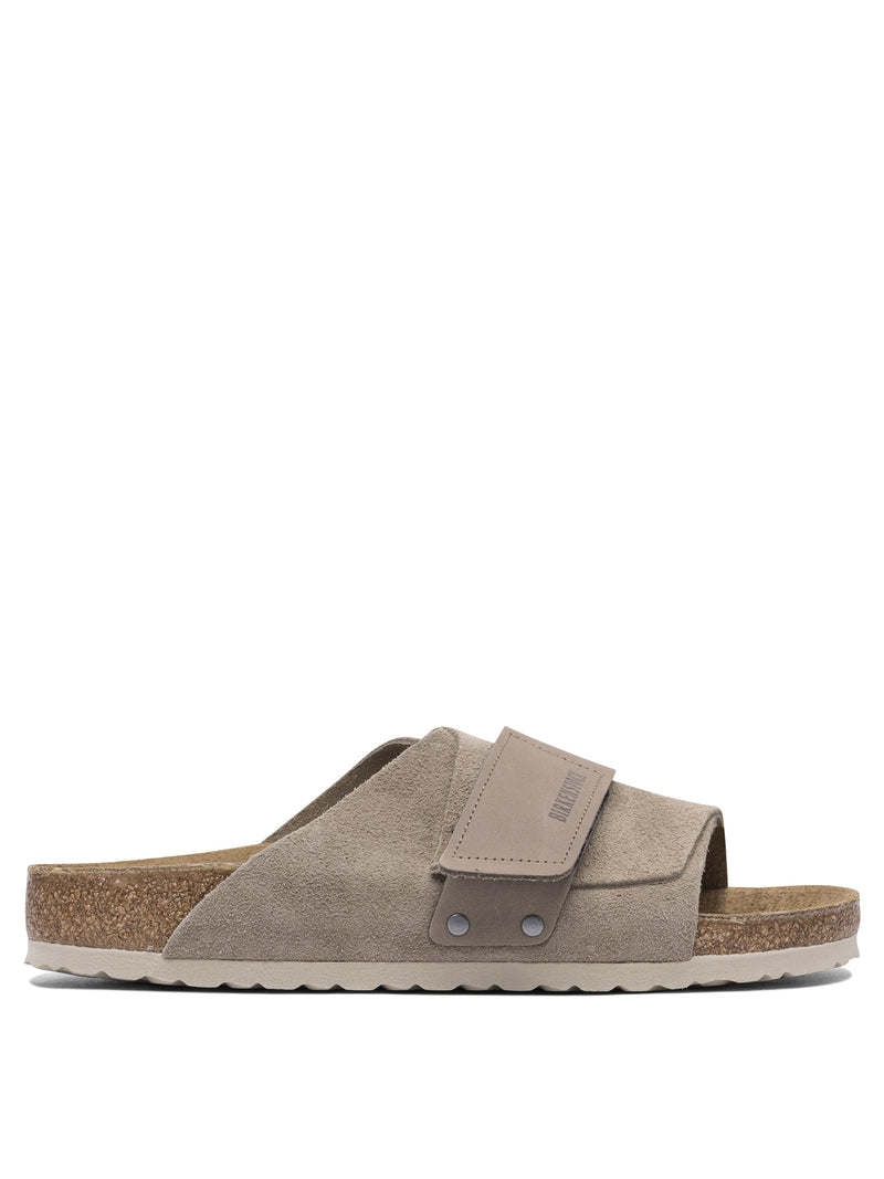 Birkenstock Birkenstock Kyoto Slide Brown Suede Men Sandals - World Class Fashion
