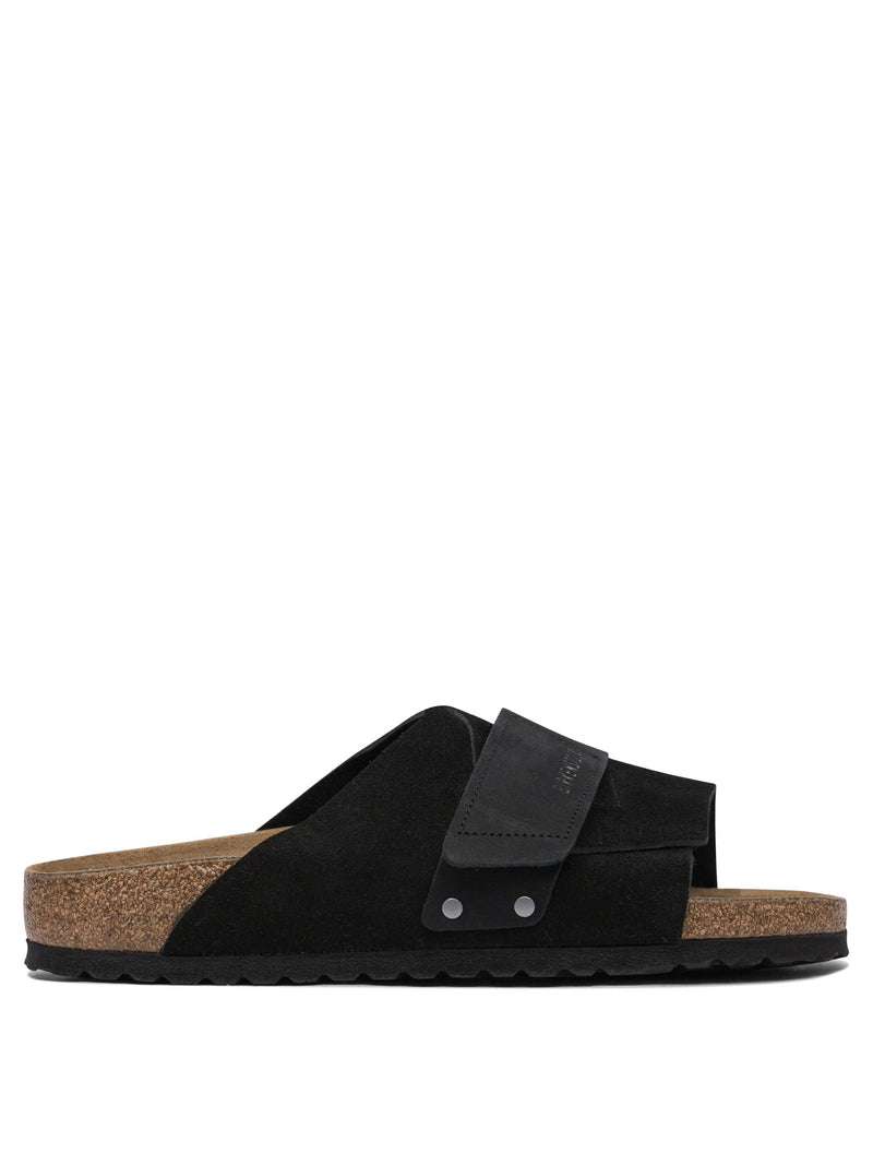 Birkenstock Birkenstock Kyoto Black Suede Men Sandals - World Class Fashion