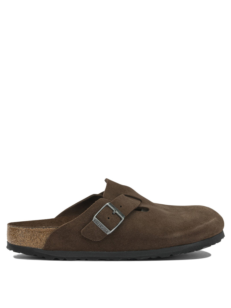 Birkenstock Birkenstock Boston Sabot Brown Suede Men Sandals - World Class Fashion