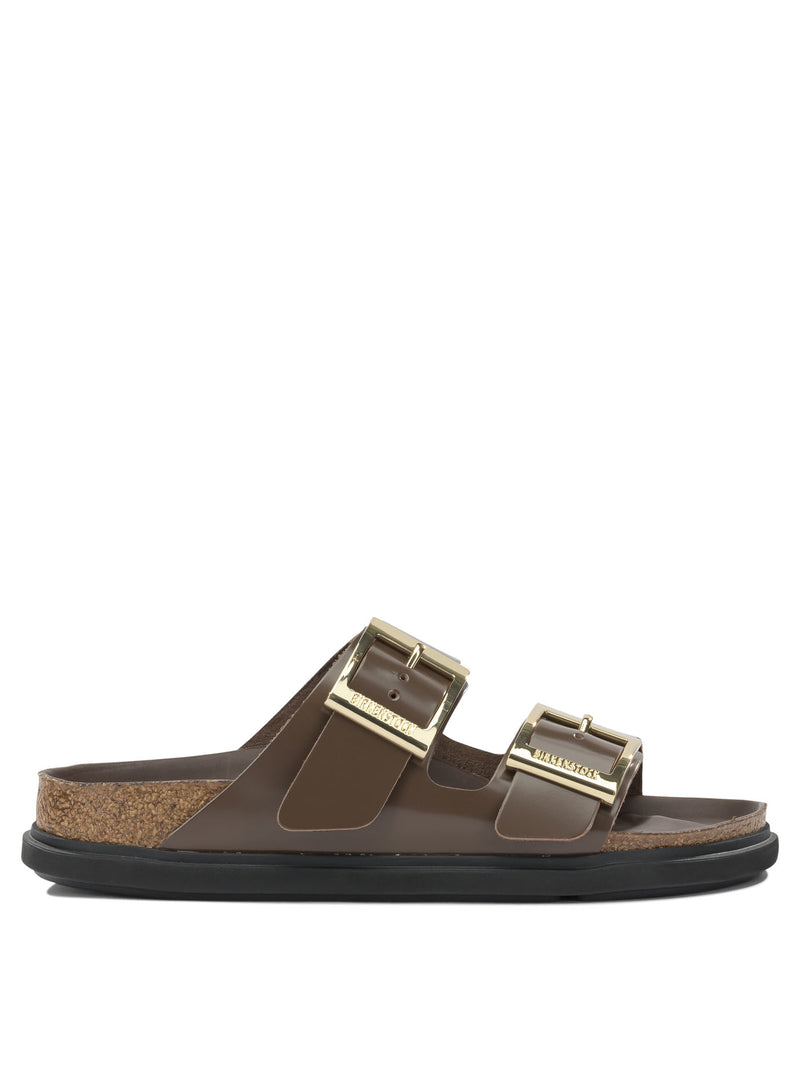 Birkenstock Birkenstock Arizona Droplet Buckle Sandals Brown - World Class Fashion