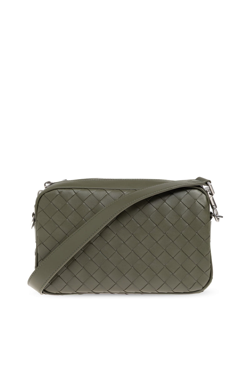 Bottega Veneta Bolsa cruzada Intrecciato verde de Bottega Veneta - World Class Fashion