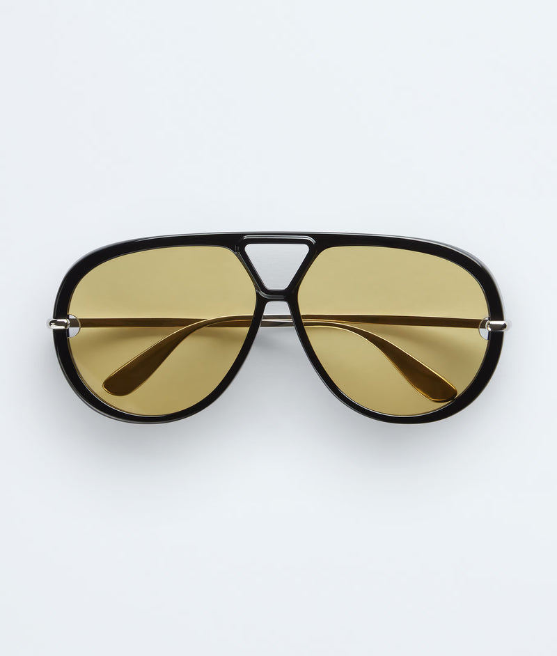 Bottega Veneta Bottega Veneta Aviator Sunglasses Black Women - World Class Fashion