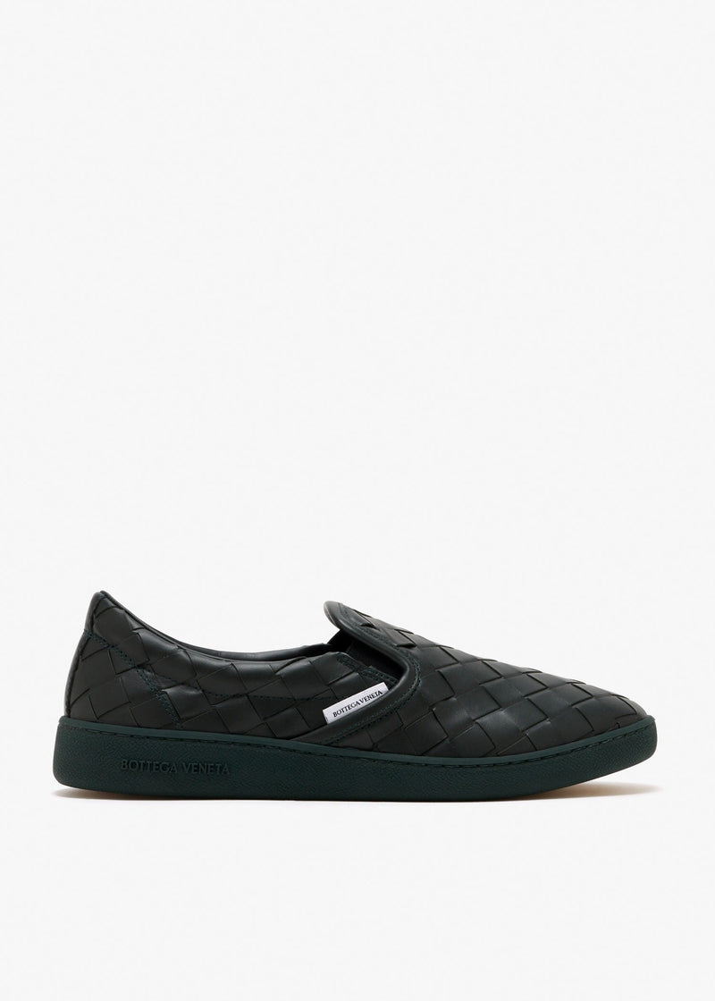 Bottega Veneta Bottega Veneta Sawyer Slip-On Black Men Sneakers - World Class Fashion