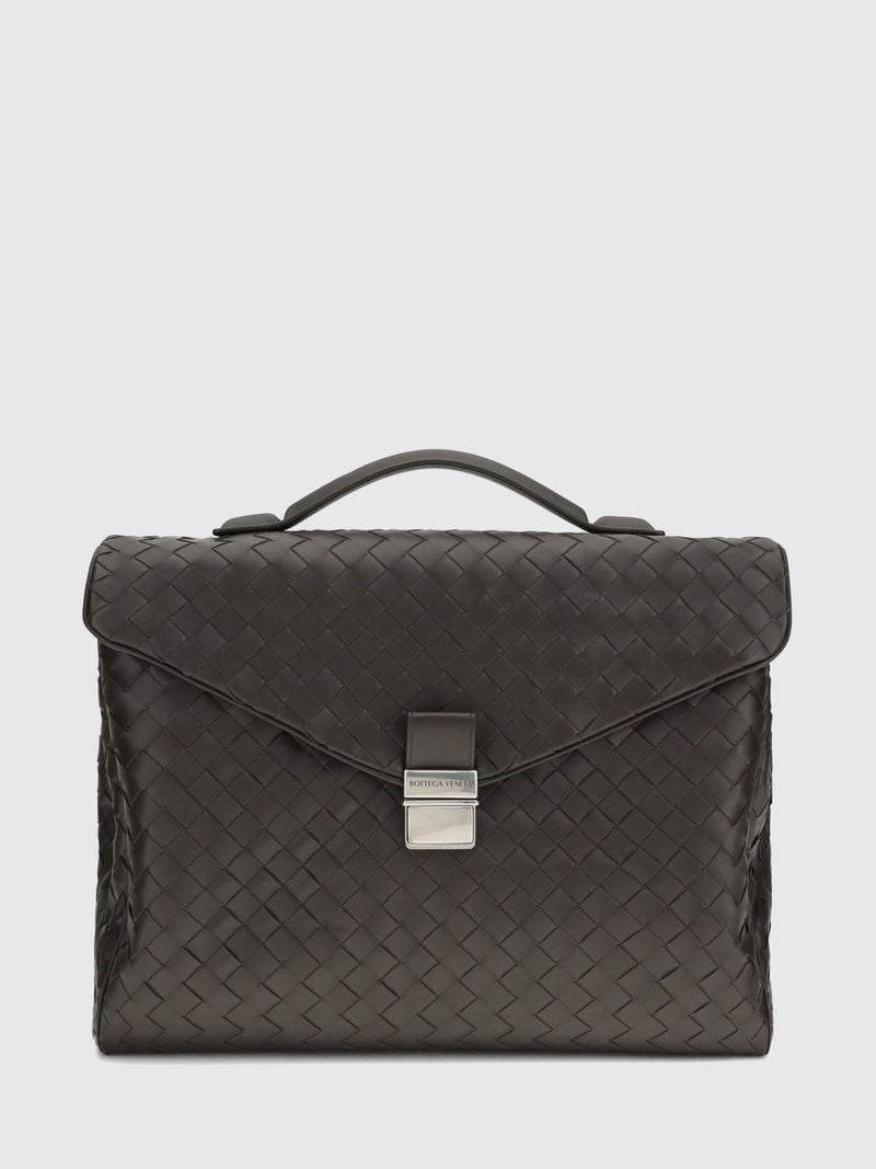 Bottega Veneta Bottega Veneta Bolso de trabajo Intrecciato marrón - World Class Fashion