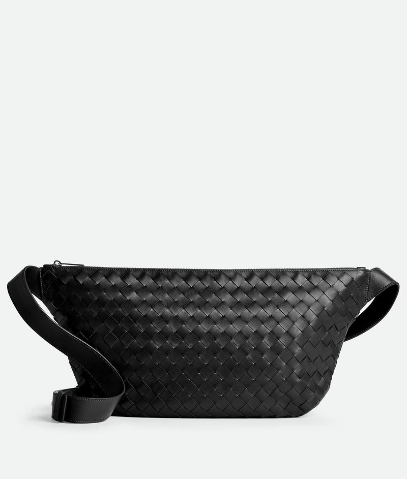 Bottega Veneta Bolso cruzado grande Bottega Veneta Day Sling negro - World Class Fashion