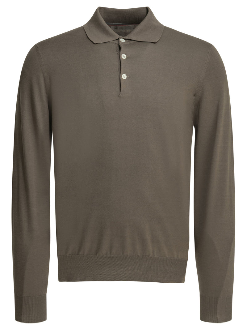 Brunello Cucinelli Brunello Cucinelli Cotton Polo Shirt Brown Men - World Class Fashion