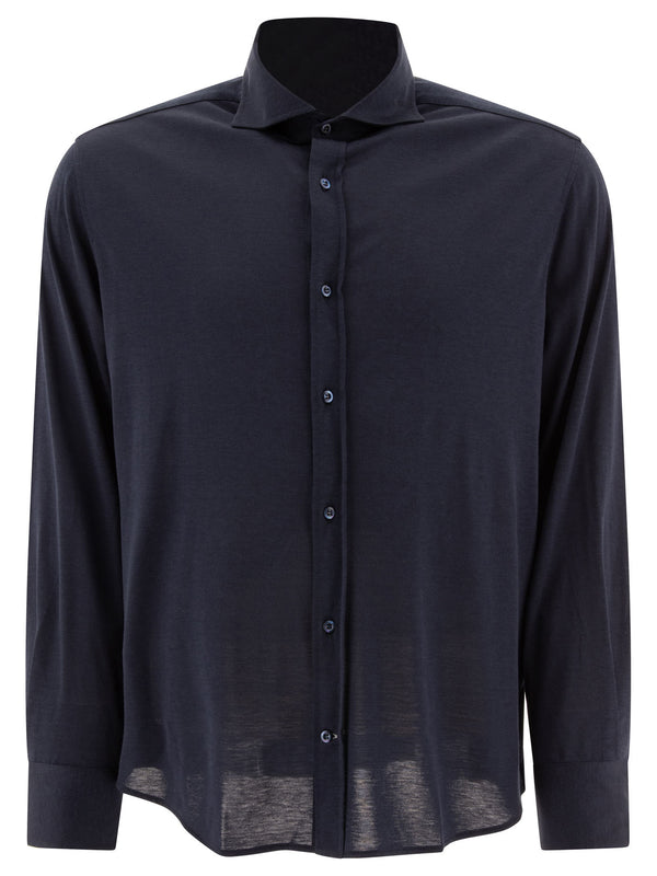 Brunello Cucinelli Silk And Cotton Shirt