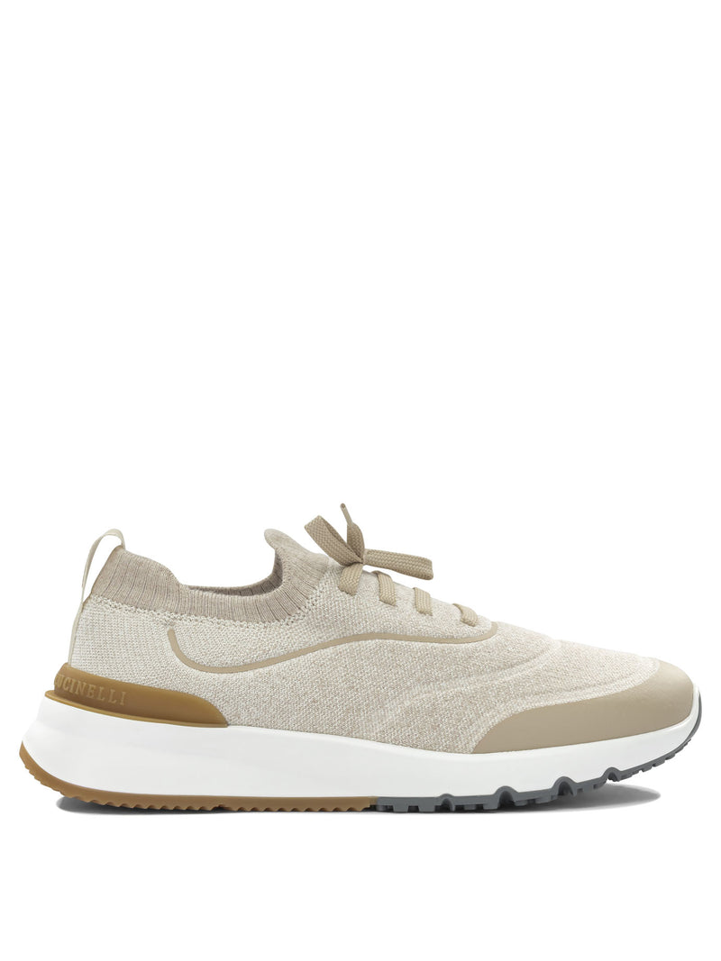 Brunello Cucinelli Brunello Cucinelli Low Sneakers Beige Men - World Class Fashion