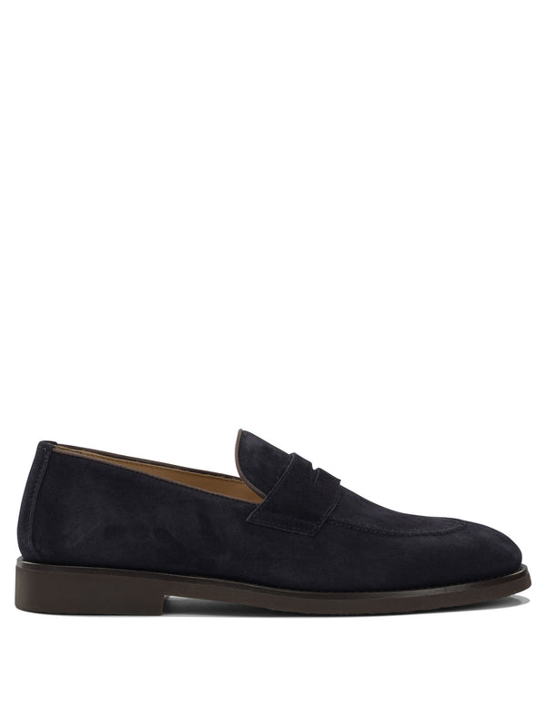 Brunello Cucinelli Suede "penny" Loafers