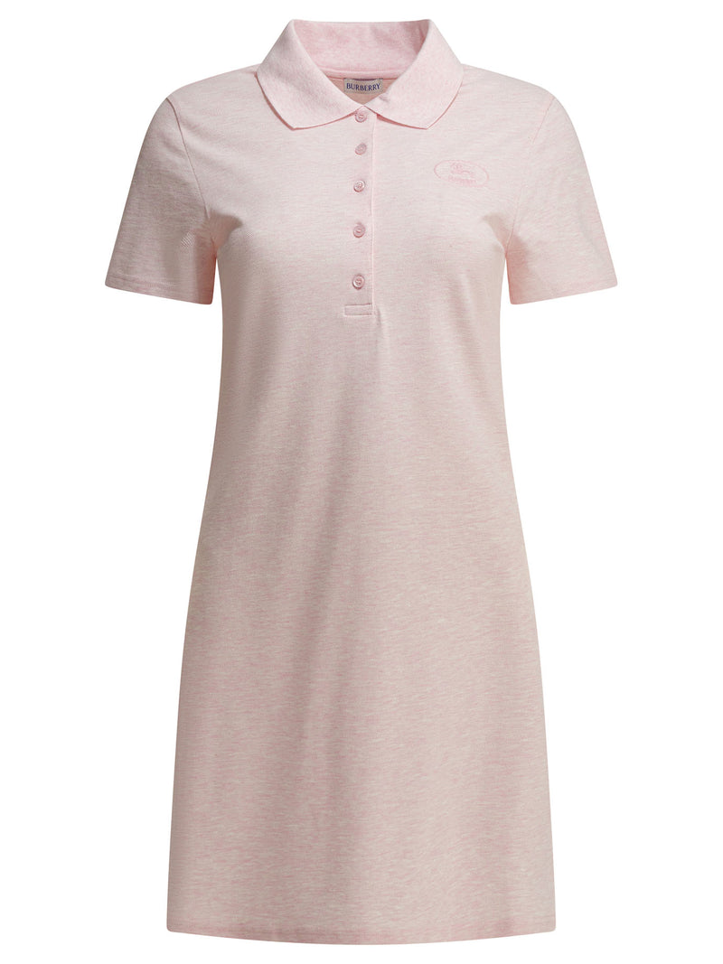 Burberry Burberry Short Polo Dress Pink Women - World Class Fashion