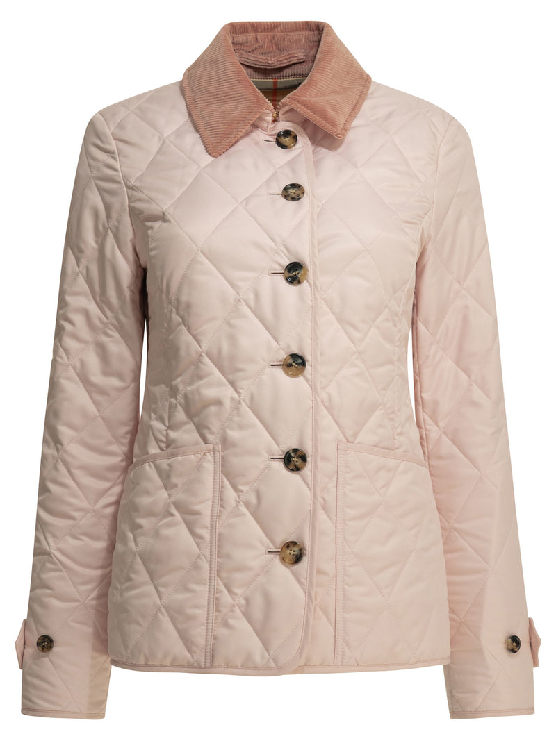 Burberry Burberry Quilted Jacket Pink Women - World Class Fashion