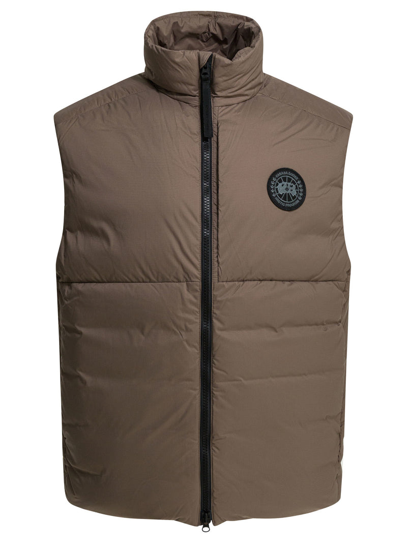 Canada Goose Canada Goose Lodge Black Label Sleeveless Jacket Brown - World Class Fashion