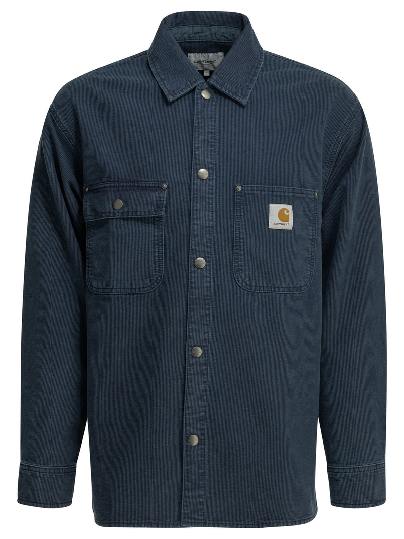 Carhartt WIP Carhartt WIP Parrish Shirt Overshirt Jacket Blue - World Class Fashion