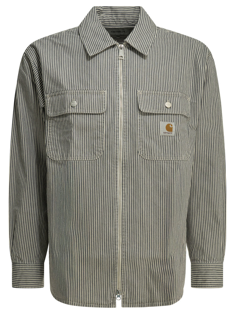 Carhartt WIP Carhartt WIP Mercer Overshirt Jacket Grey - World Class Fashion