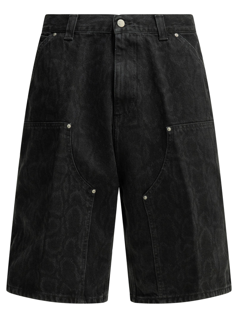 Carhartt WIP Carhartt WIP Og Double Knee Utility Shorts Black - World Class Fashion