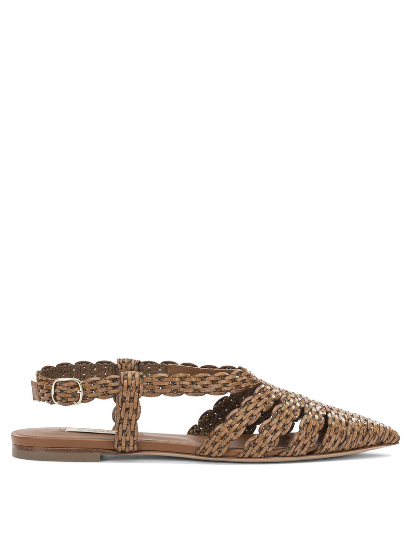 Casadei Casadei Leather Sandals Beige Women - World Class Fashion