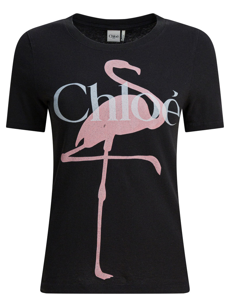Chloe Chloe Cotton T-Shirt Black Women - World Class Fashion
