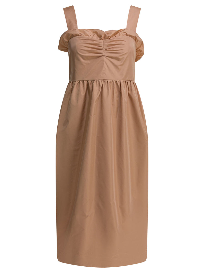 Chloe Chloé Balloon Dress Silk Blend Pink - World Class Fashion