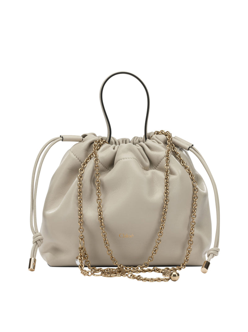 Chloe Bolso de hombro pequeño Chloé Icons blanco - World Class Fashion