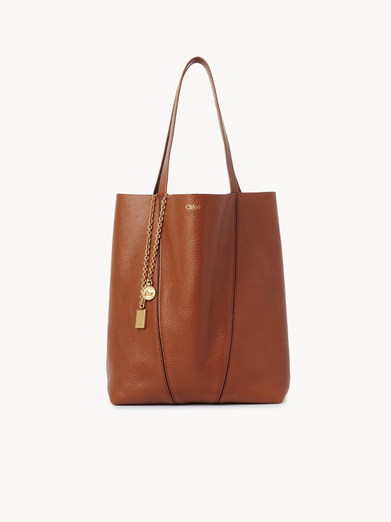 Chloe Chloé Spin Small Shoulder Bag Brown - World Class Fashion