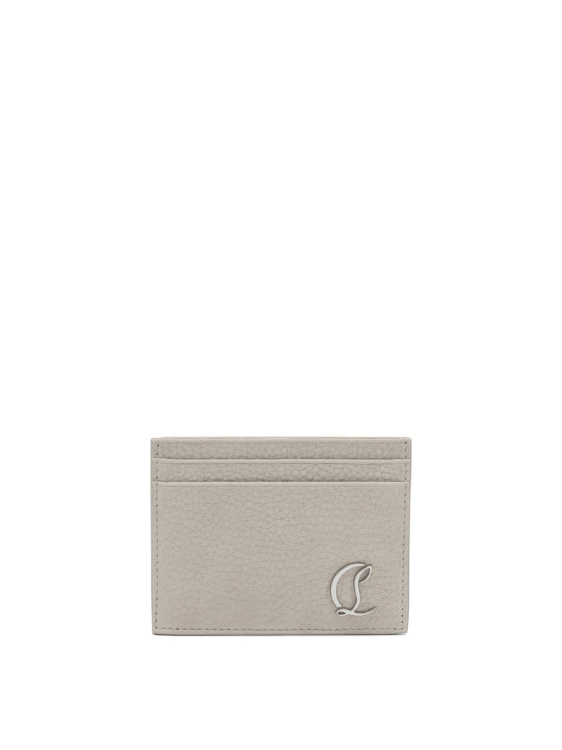 Christian Louboutin Cartera de piel de becerro beige para hombre Christian Louboutin - World Class Fashion
