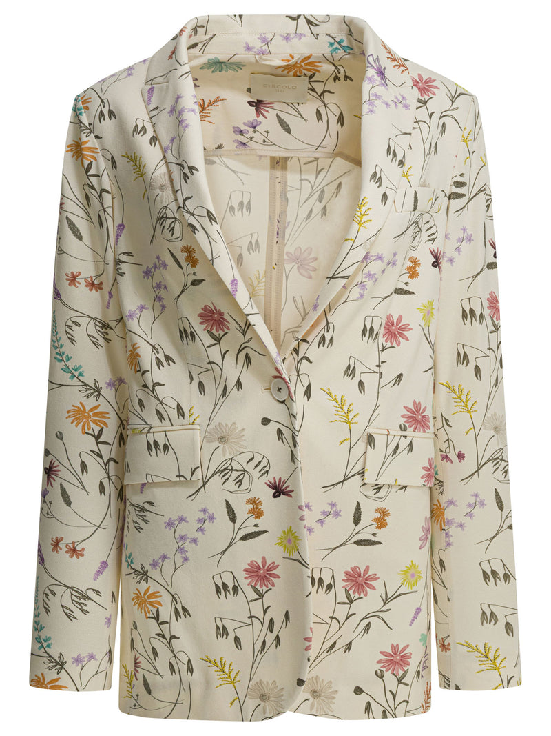 Circolo 1901 Chaqueta blanca de mujer Circolo 1901 FD3951WILDF - World Class Fashion