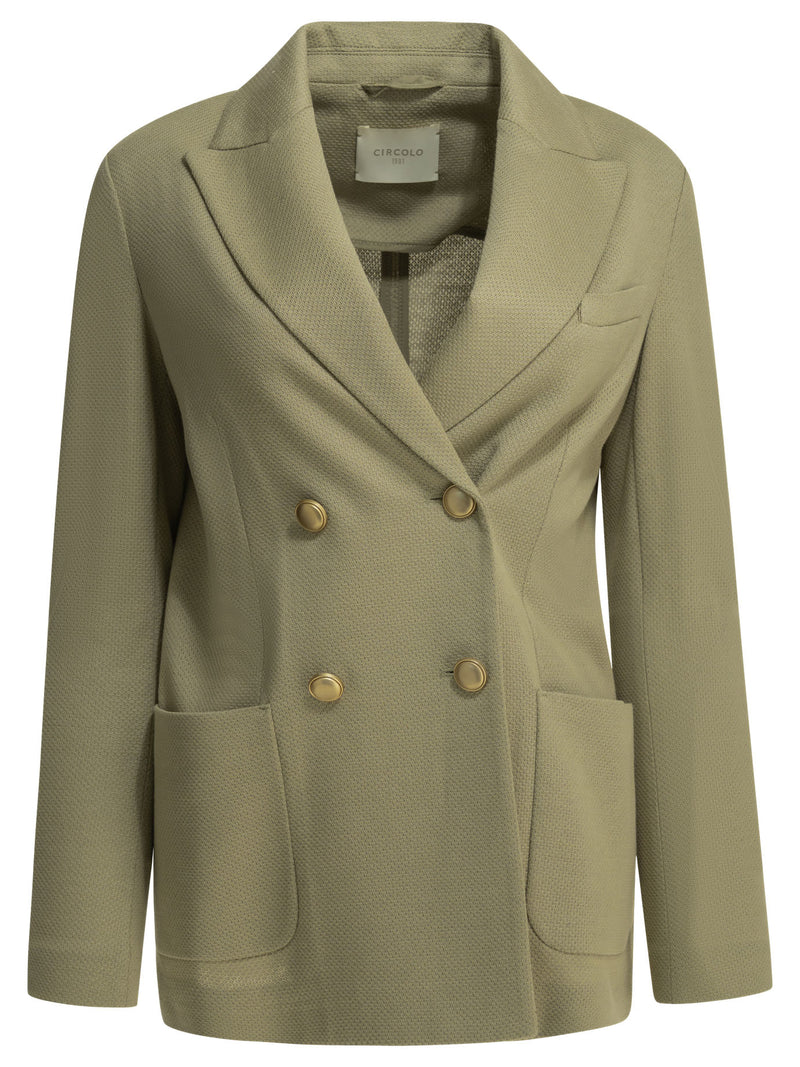 Circolo 1901 Chaqueta de mujer Circolo 1901 color beis - World Class Fashion
