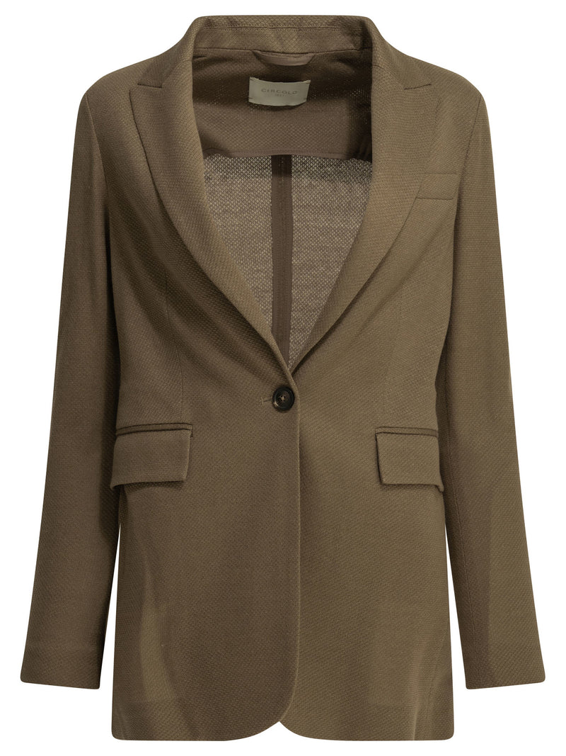 Circolo 1901 Chaqueta marrón FD39629150 de Circolo 1901 para mujer - World Class Fashion