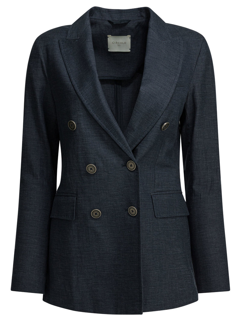 Circolo 1901 Chaqueta azul para mujer Circolo 1901 FD3984026 - World Class Fashion