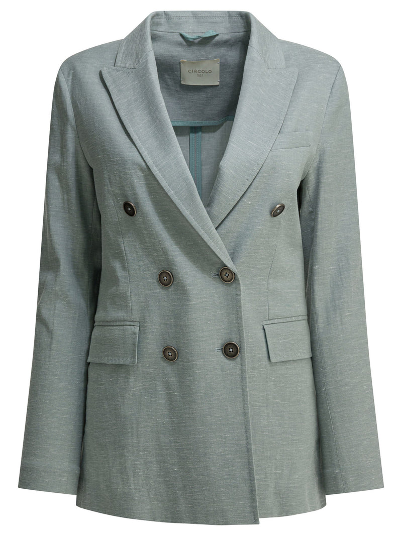 Circolo 1901 Chaqueta azul claro Circolo 1901 para mujer - World Class Fashion