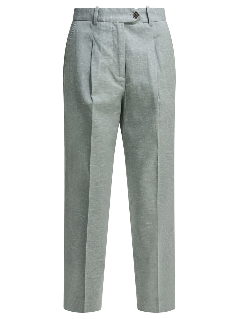 Circolo 1901 Pantalones de mujer Circolo 1901 azul claro - World Class Fashion