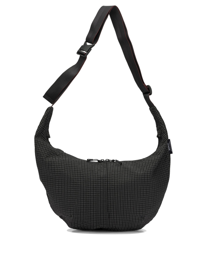 Comme Des Garçons Homme Comme Des Garçons Homme Grid Check Shoulder Bag Black - World Class Fashion