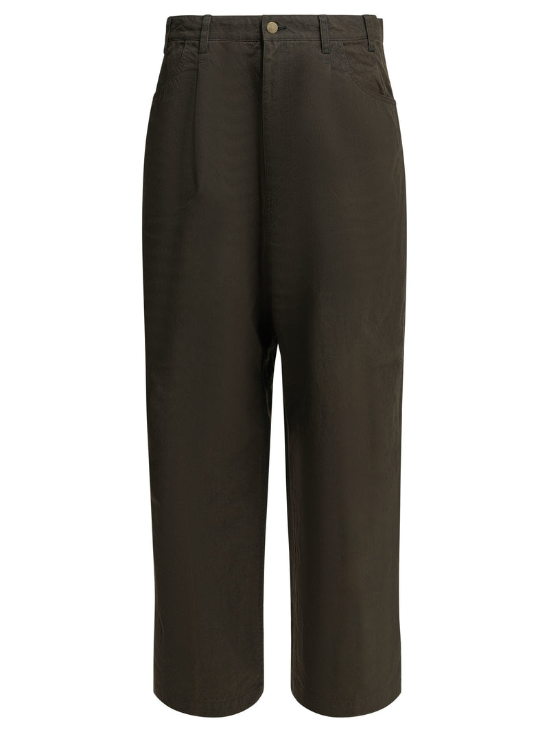 Comme Des Garçons Homme Comme Des Garçons Homme Nylon Trousers Brown - World Class Fashion