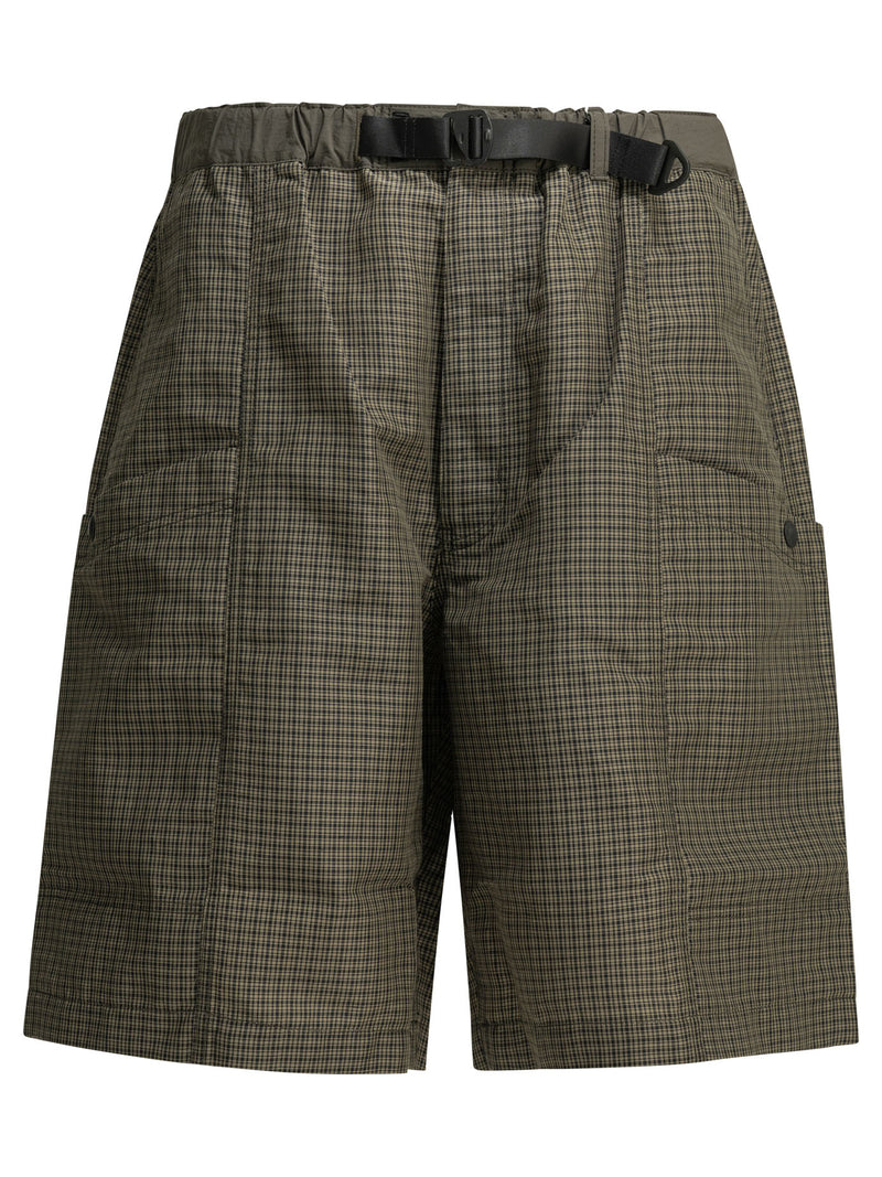 Comme Des Garçons Homme Comme Des Garçons Homme Plaid Cargo Shorts Khaki - World Class Fashion