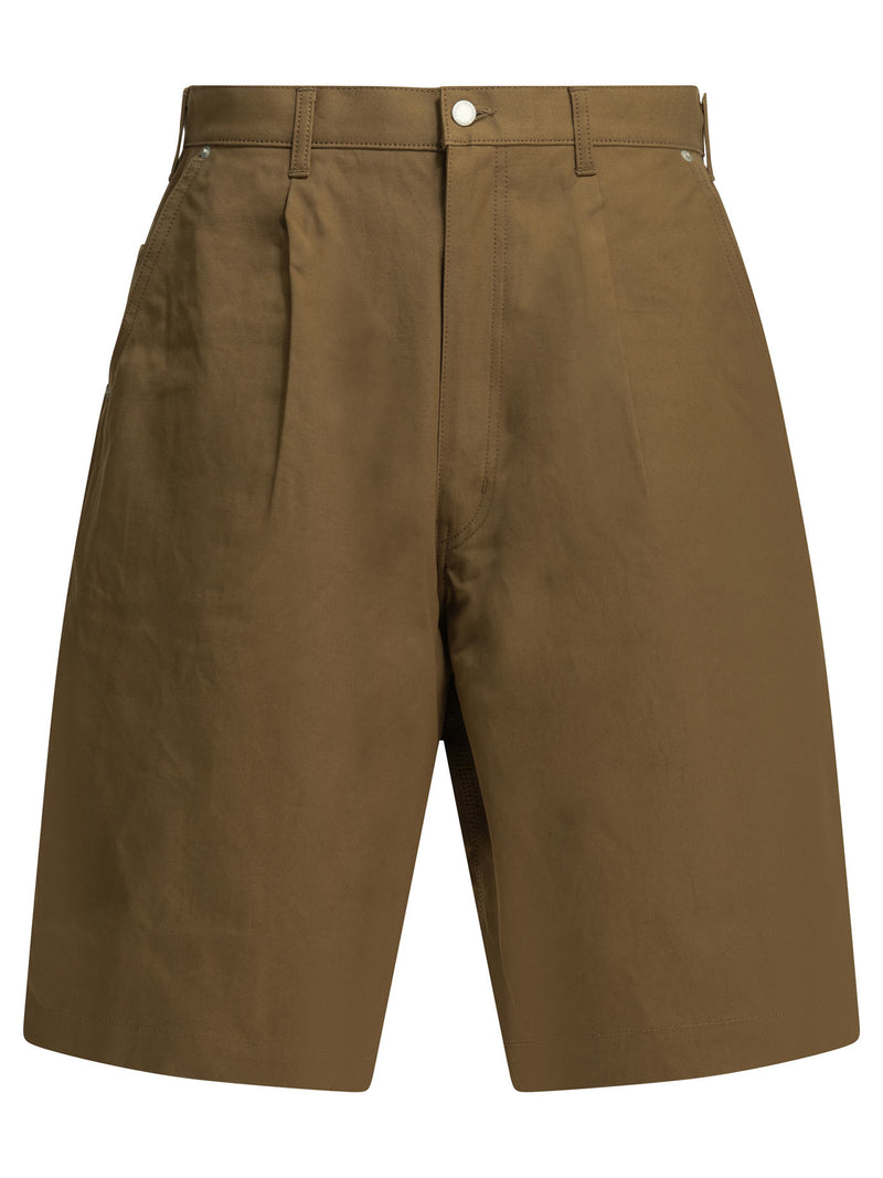 Comme Des Garçons Homme Comme Des Garçons Homme Cotton Shorts Brown Men - World Class Fashion