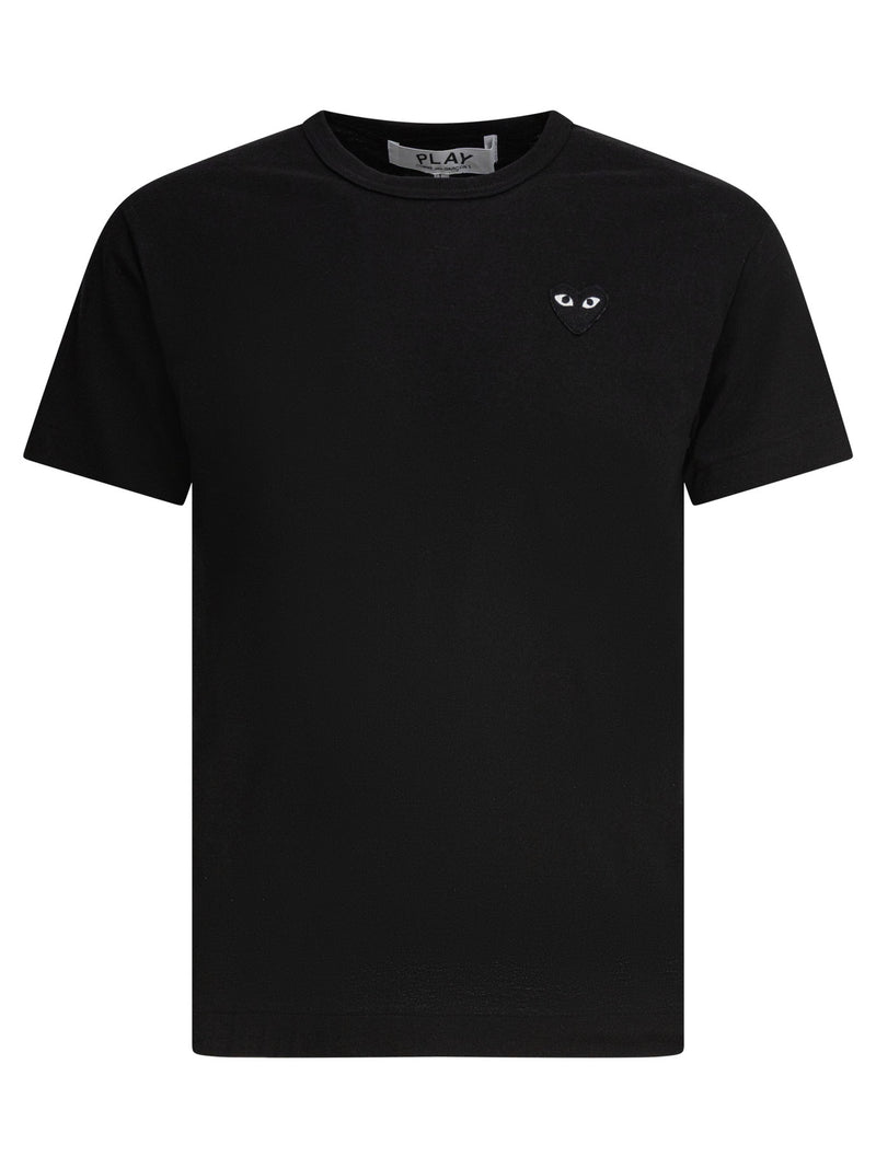 Comme Des Garçons Play Comme Des Garçons Play Black Heart Crewneck T-shirt Black - World Class Fashion