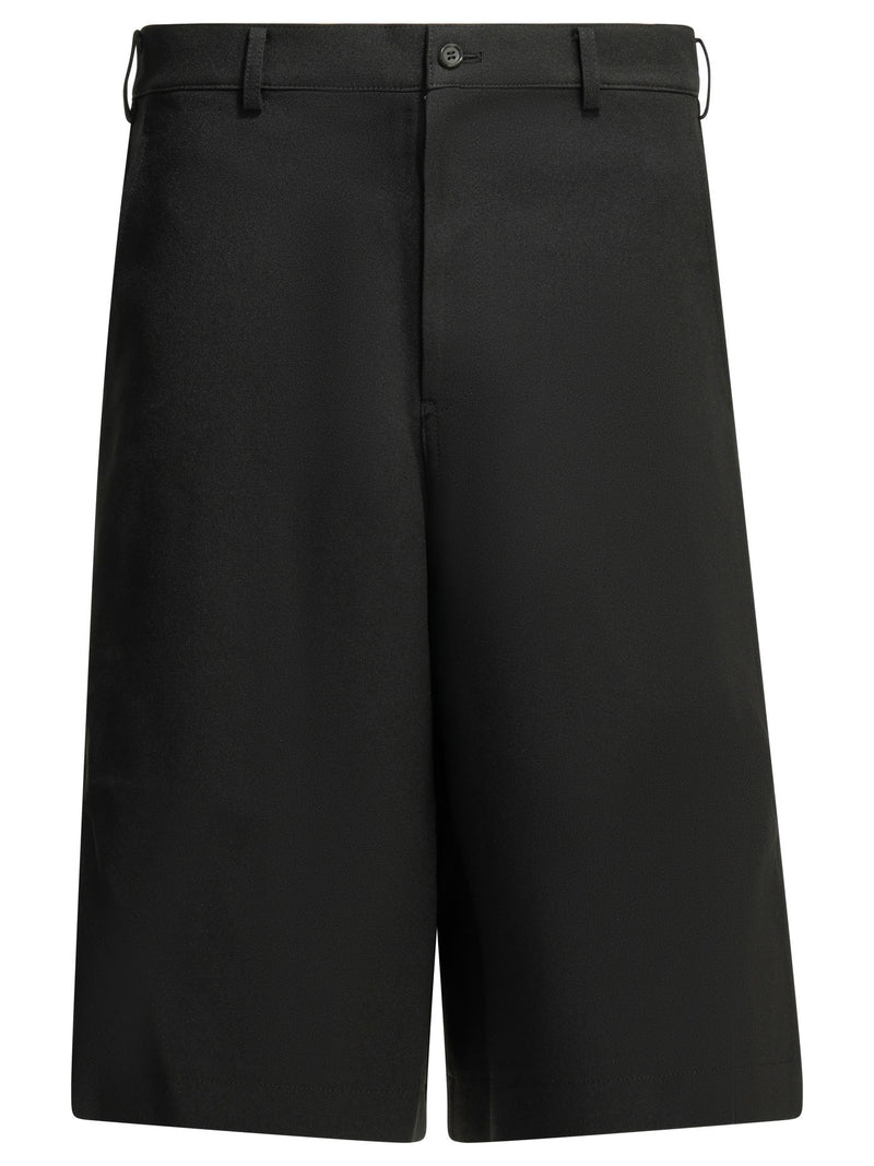 Comme Des Garçons Shirt Comme Des Garçons Shirt Black Cargo Shorts Men - World Class Fashion