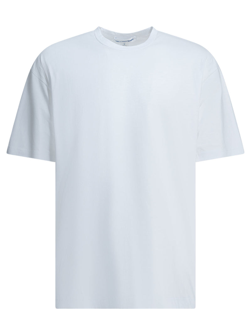 Comme Des Garçons Shirt Camiseta de cuello redondo Comme Des Garçons Shirt Blanca - World Class Fashion