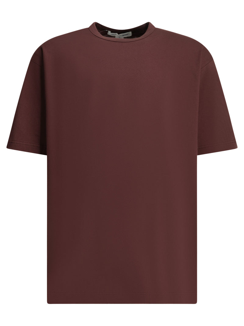 Comme Des Garçons Shirt Camiseta de cuello redondo Comme Des Garçons Shirt Burdeos Hombre - World Class Fashion
