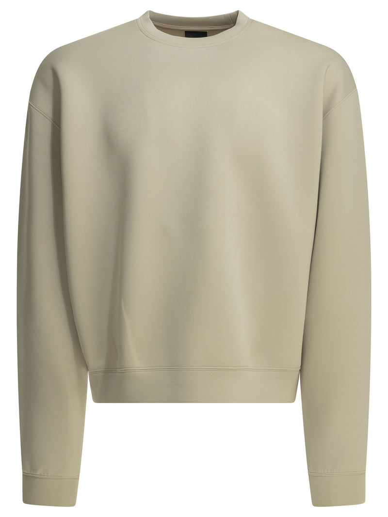 Daiwa Pier 39 Daiwa Pier 39 Tech Scuba Crewneck Sweatshirt Beige - World Class Fashion
