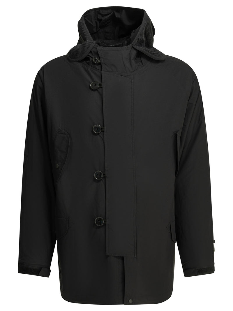 Daiwa Pier 39 Daiwa Pier 39 Windstopper® Flight Parka Black Men - World Class Fashion