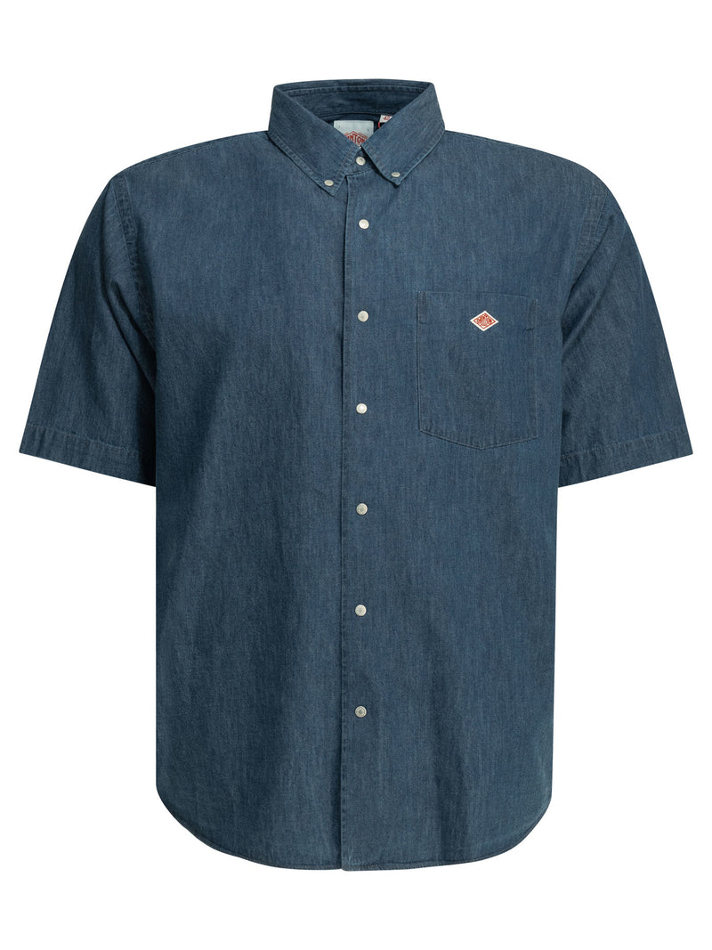 Danton Danton Casual Denim Shirt Blue Men - World Class Fashion