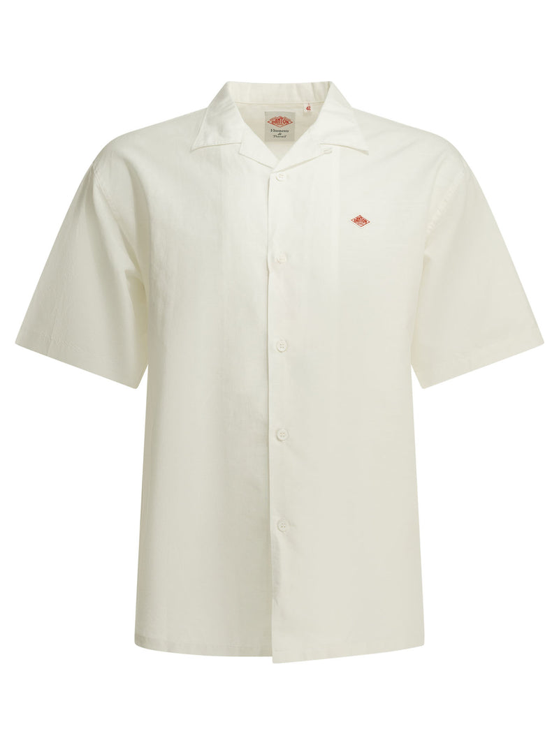 Danton Danton Casual Cotton Linen Shirt White Men - World Class Fashion