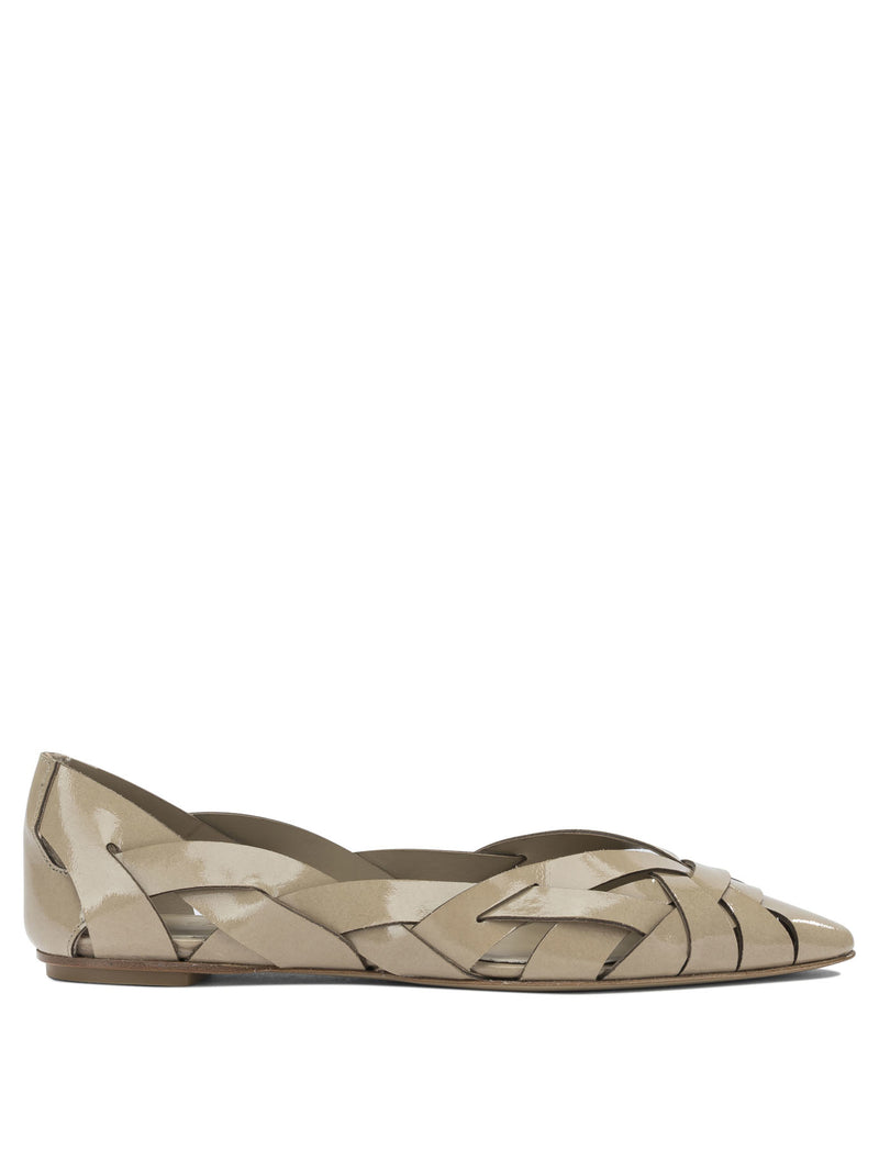 Del Carlo Bailarinas Del Carlo para mujer color beige - World Class Fashion