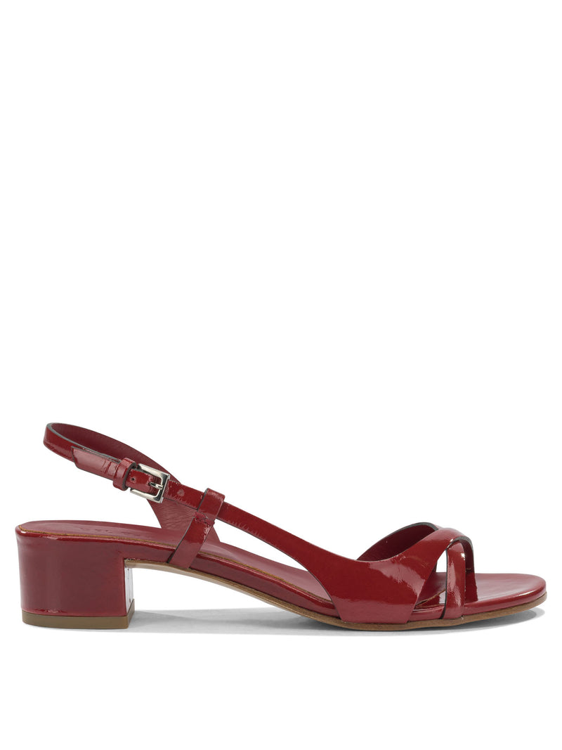 Del Carlo Del Carlo Women Sandals Red - World Class Fashion