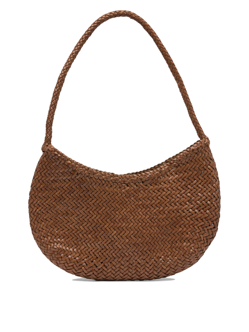 Dragon Diffusion Dragon Diffusion Nova Luna Small Shoulder Bag Brown - World Class Fashion
